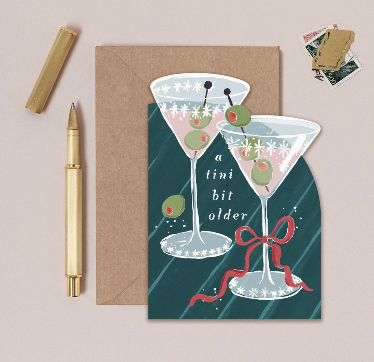 Tini Bit Older Martini Birthday Card | Birthday Cards