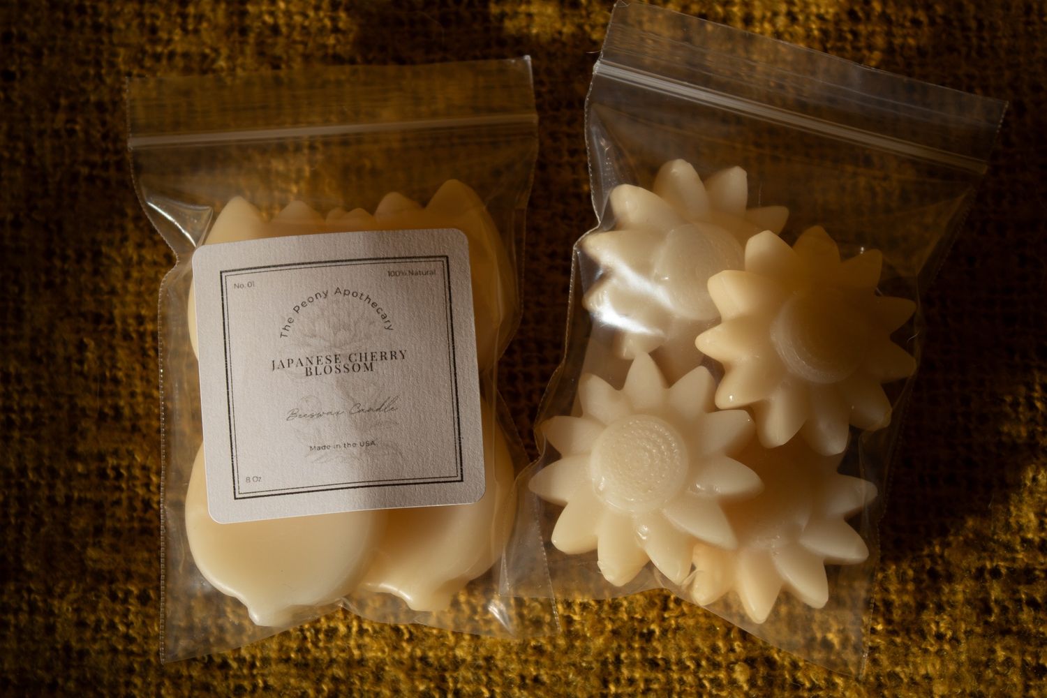 Beeswax Melts, Fragrance: Japanese Cherry Blossom
