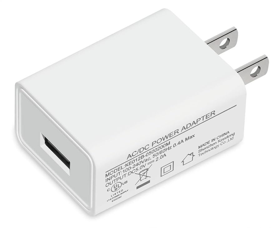 1 AMP WHITE CUBE ADAPTER
