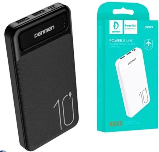 DENMEN 10000 PWERBANK - DP09 BLK