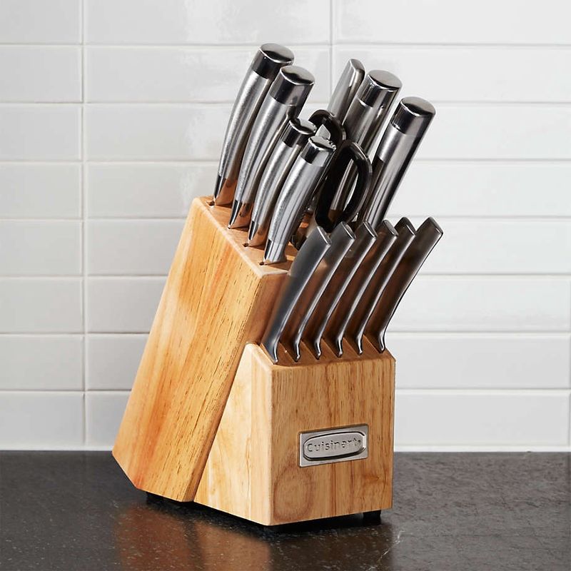 CUISINART 15PC STAINLEES STEEL CUTLERY KNIFE SET