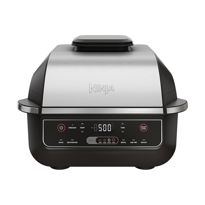 NINJA 6IN1 INDOOR GRILL W/AIR FRYER ROAST BAKE