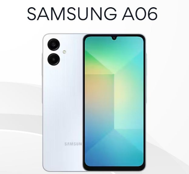 SAMSUNG GALAXY A06 6.7" 4 + 64GB MOBILE PHONE - LIGHT BLUE