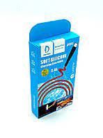 DENMEN SOFT SILICONE TYPEC 1M CABLE D19T -RED