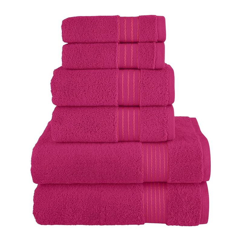 KENNETH COLE 6PC TOWEL SET - KCBT2022055-PINK