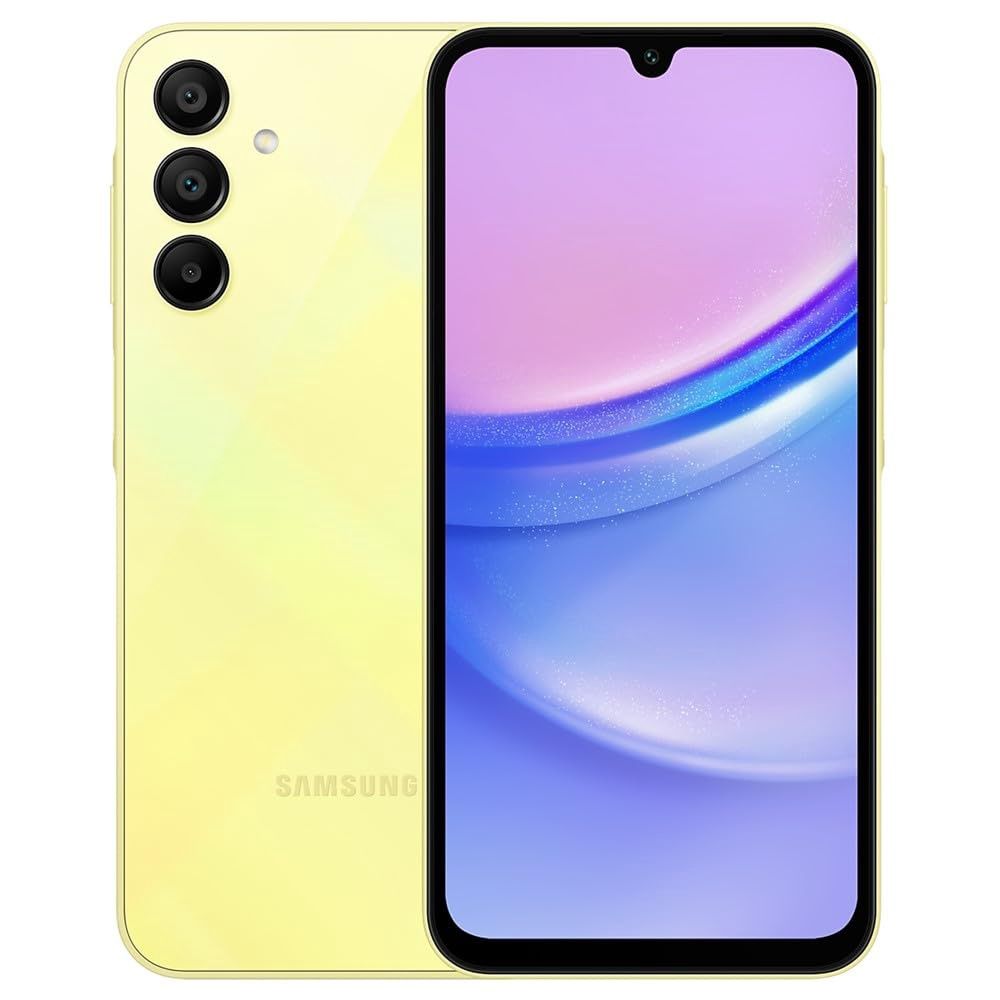 SAMSUNG A15 PHONE -128GB YELLOW