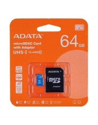 ADATA MICROSDXC 64GB MEMORY CARD