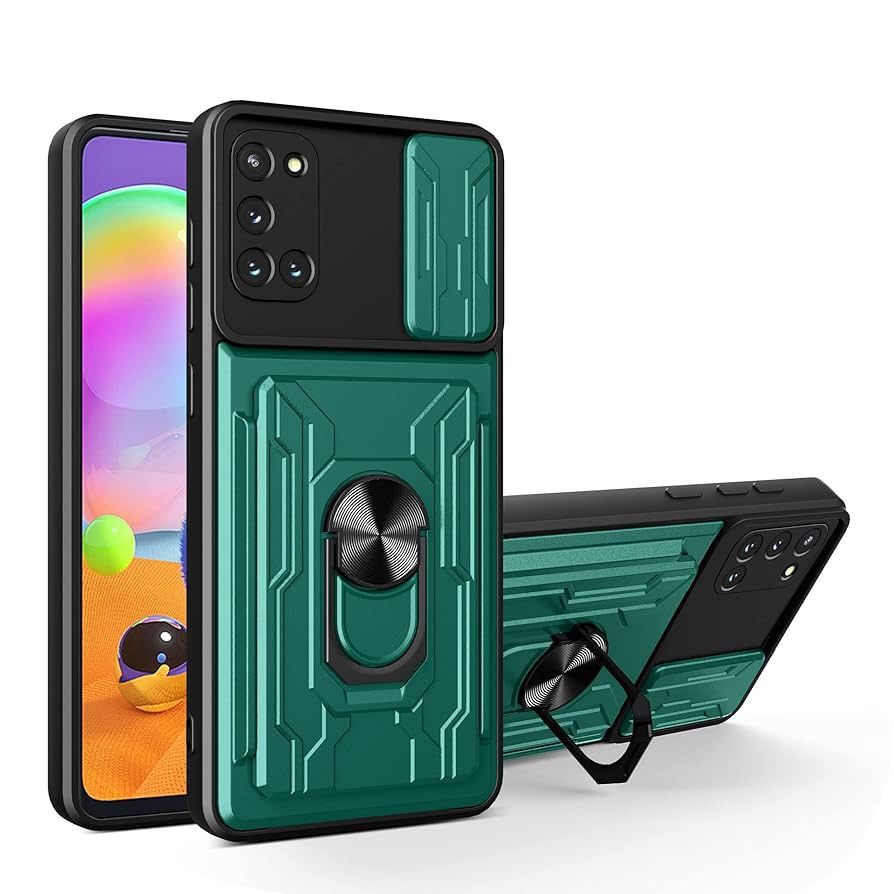 SAMSUNGA21S CASE  W/ CAMERA COVER ASSORTED COLORS