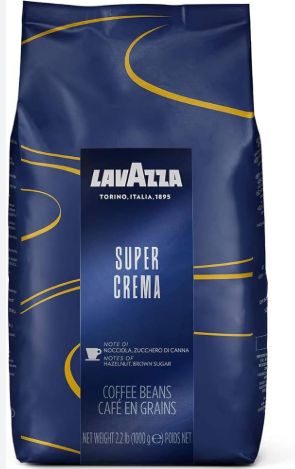 LAVAZZA SUPER CREMA COFFEE BEANS 1000GRAMS