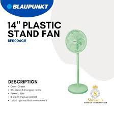 BLAUPUNKT 14IN PLASTIC STAND FAN - BFS006GR