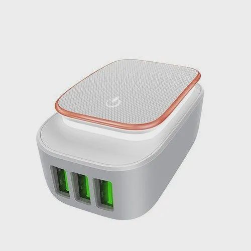 LDNIO - 3 USB PORT LED TOUCH LAMP, Size: ANDROID