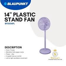 BLAUPUNKT 14IN PLASTIC STAND FAN - BFS006PL