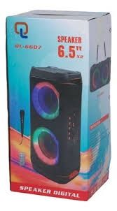 SPK:QL-6607 6.5IN BLUETOOTH SPEAKER W / LED LIGHT