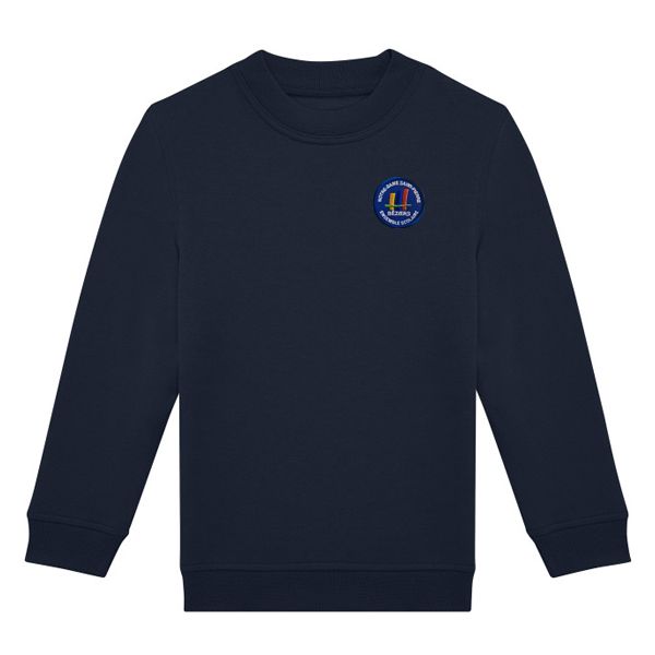 Sweat col rond marine