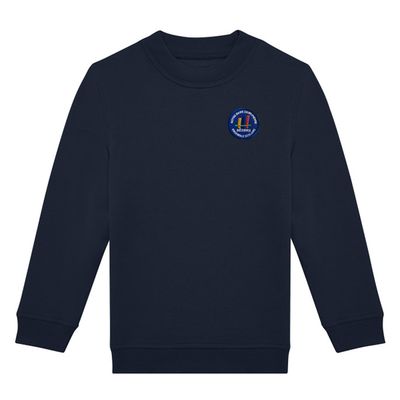 Sweat col rond marine