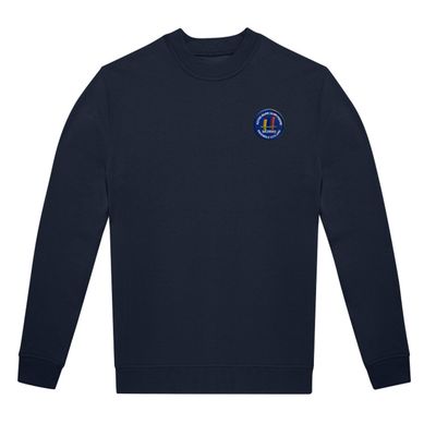 Sweat col rond marine adulte