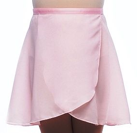 GEORGETTE WRAP SKIRT #4442 - GIRLS