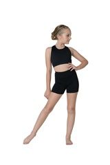 HI-WAIST BOOTY SHORT CHILD #22406C