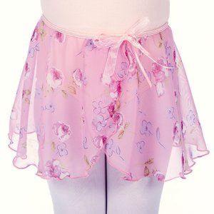 FLORAL PINK MOCK WRAP #4341