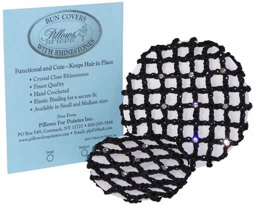 BUN COVER w/RHINESTONES #BC