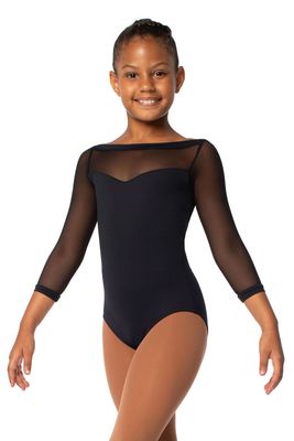 3/4 SLV LEOTARD w/MESH - CHILD SL130