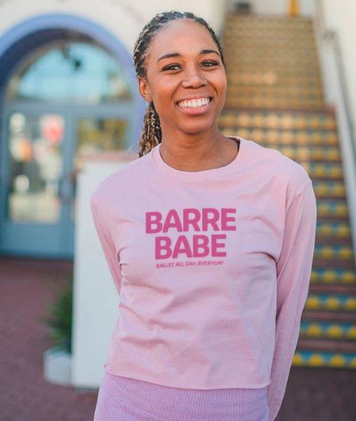 BARRE BABE LONG SLEEVE TOP