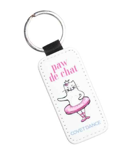 Paw de Chat Glitter Keychain