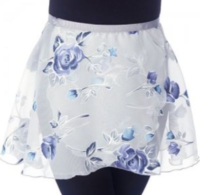 LADIES 14" FLORAL WRAP SKIRT #4486