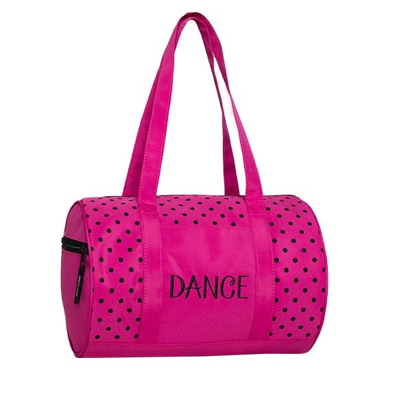 DOTS DUFFEL - PINK/BLACK #1054