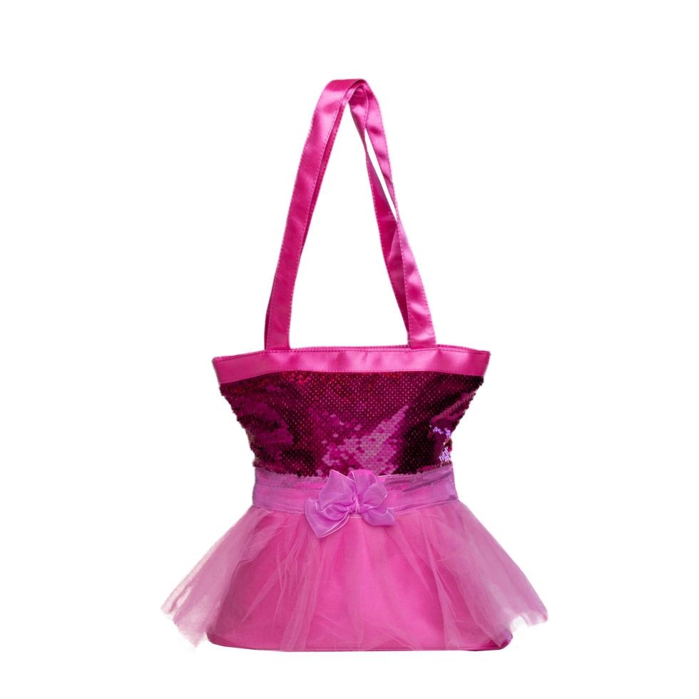 TOTE - TUTU CUTE #1058 - PINK/SILVER
