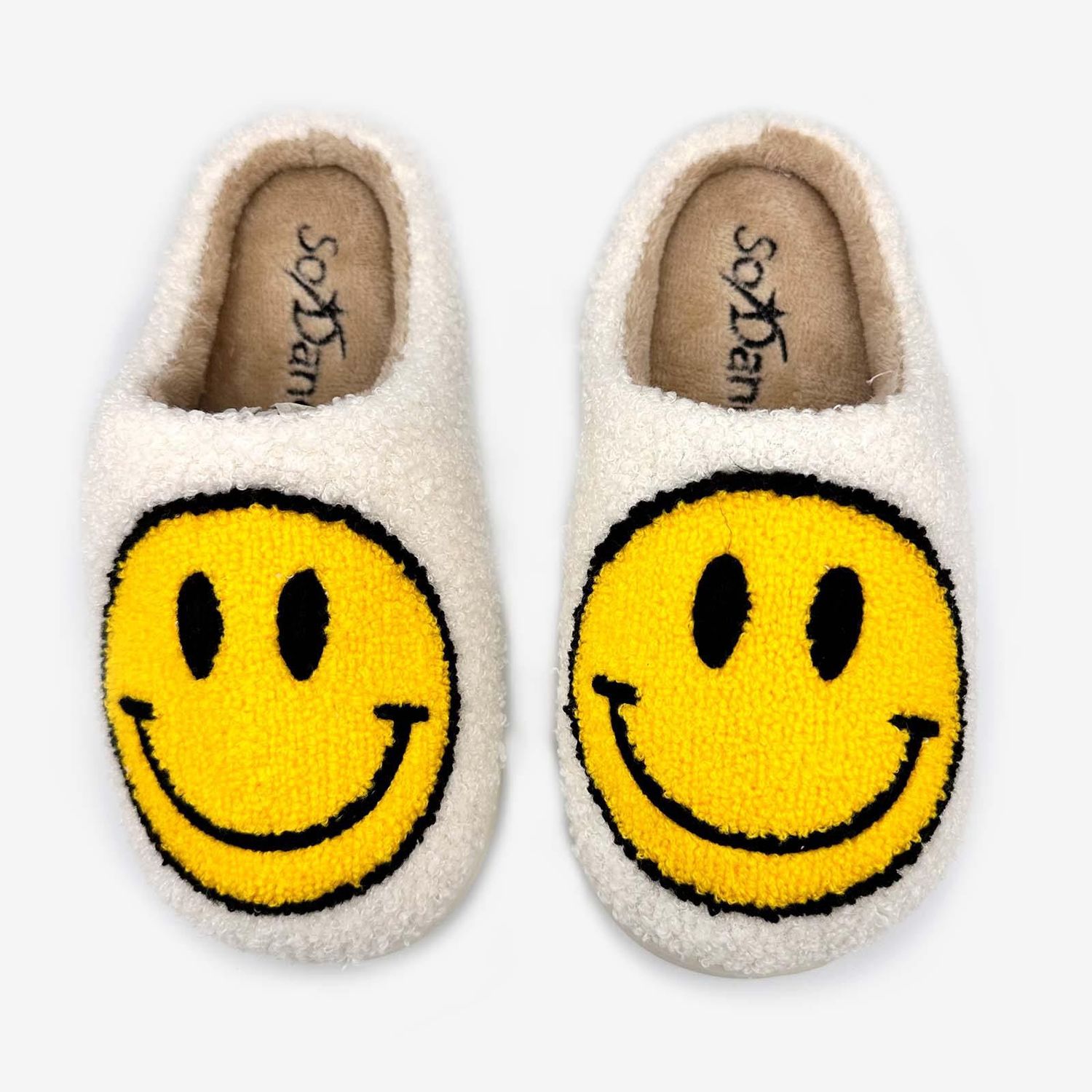 SMILEY FACE SLIPPERS #BT50