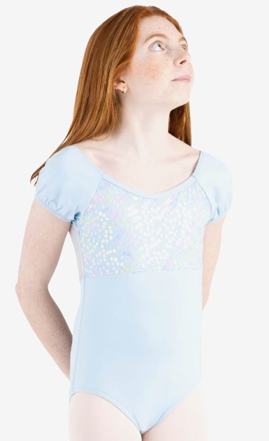 LOTUS CAP SLV LEOTARD #12221C