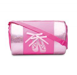 PINK IRIDESCENT BARREL BAG #4911