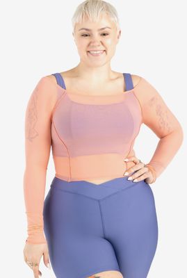 DUSK MESH L/S TOP #12247W