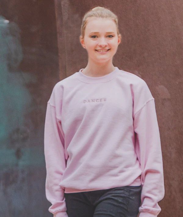 DANCER EMBROIDERED SWEATSHIRT