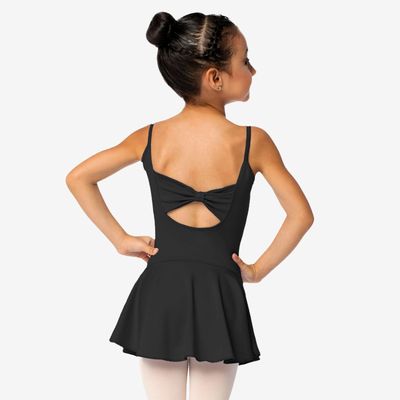CAMI LEOTARD w/SKIRT, BOW BACK SL120 - CHILD