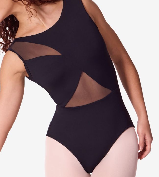 ASYMMETRICAL BOATNECK LEO EL106W