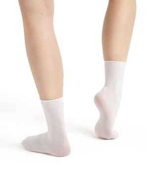 Ribbed Dance Sock - Child #BG022C
