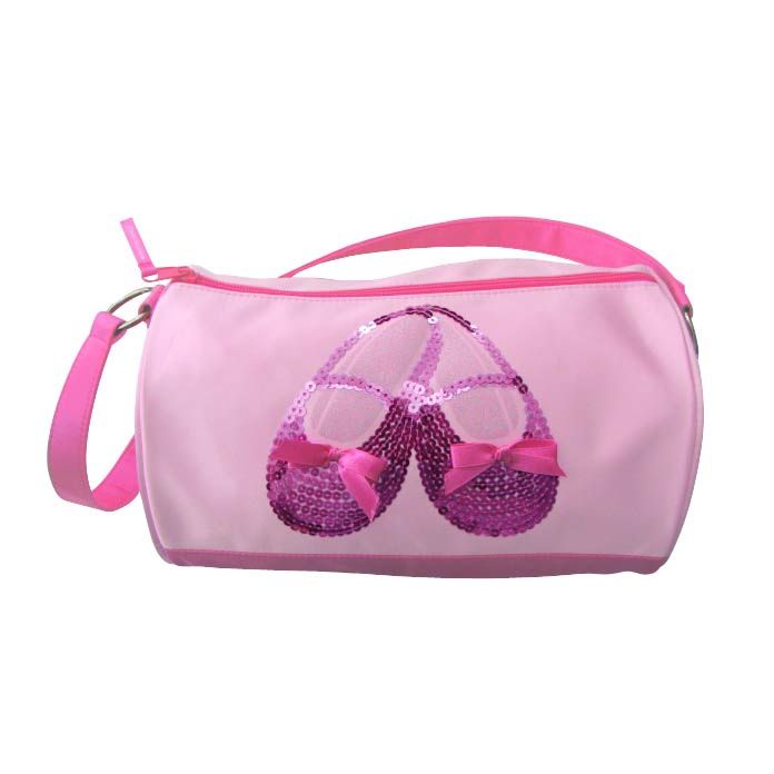 DUFFEL -SATIN/SEQUINS #3401  - PINK