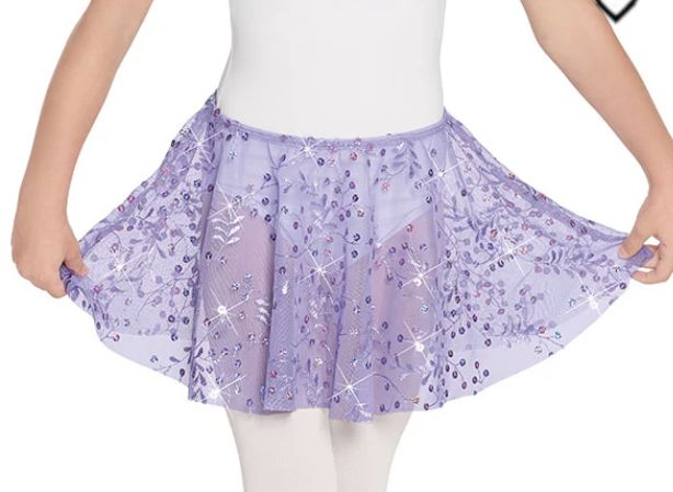 SEQUIN MESH PULL ON SKIRT #05283