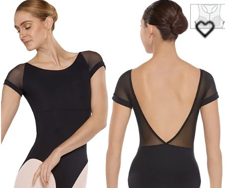 MESH CAP SLV LEOTARD #41420