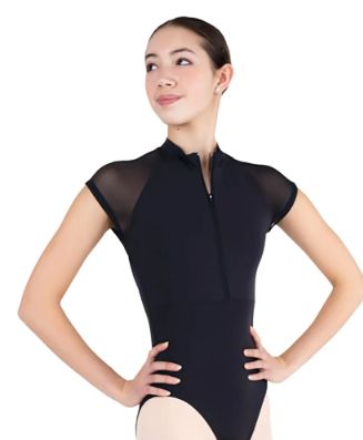HIGH NECK ZIPPER LEOTARD #41490