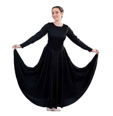 LONG SLEEVE DANCE DRESS #A505