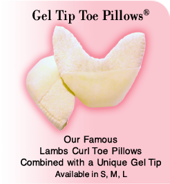 GEL TIP LAMBS WOOL TOE PAD GTTP/GTTPX