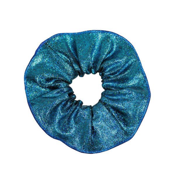 SHOWCASE GLASS SCRUNCHIE #H003S, Color: Aqua