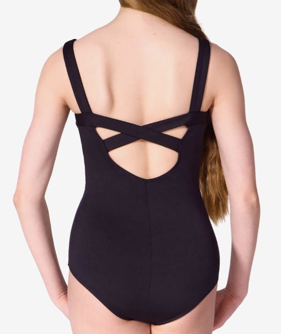 DREAMY TANK LEOTARD F12602W, Color: BLK, Size: XSA