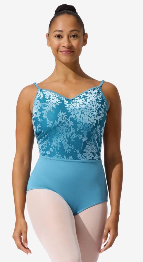 POIRET CAMI LEOTARD #F12700W, Color: SBL, Size: XS
