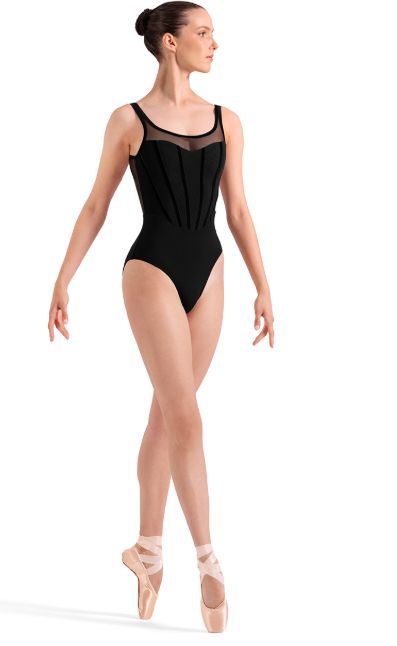 PLAIN MESH TANK LEO L50013B