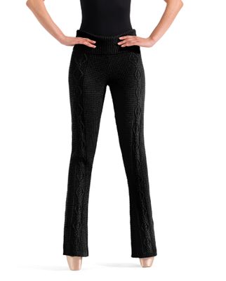 KNIT FLARE PANTS P80010