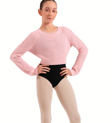 KNIT CROP SWEATER CZ30045